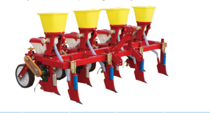 Seminatrice per mais a 4 file con fertilizzante