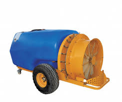 Spruzzatore per frutteto con getto d'aria