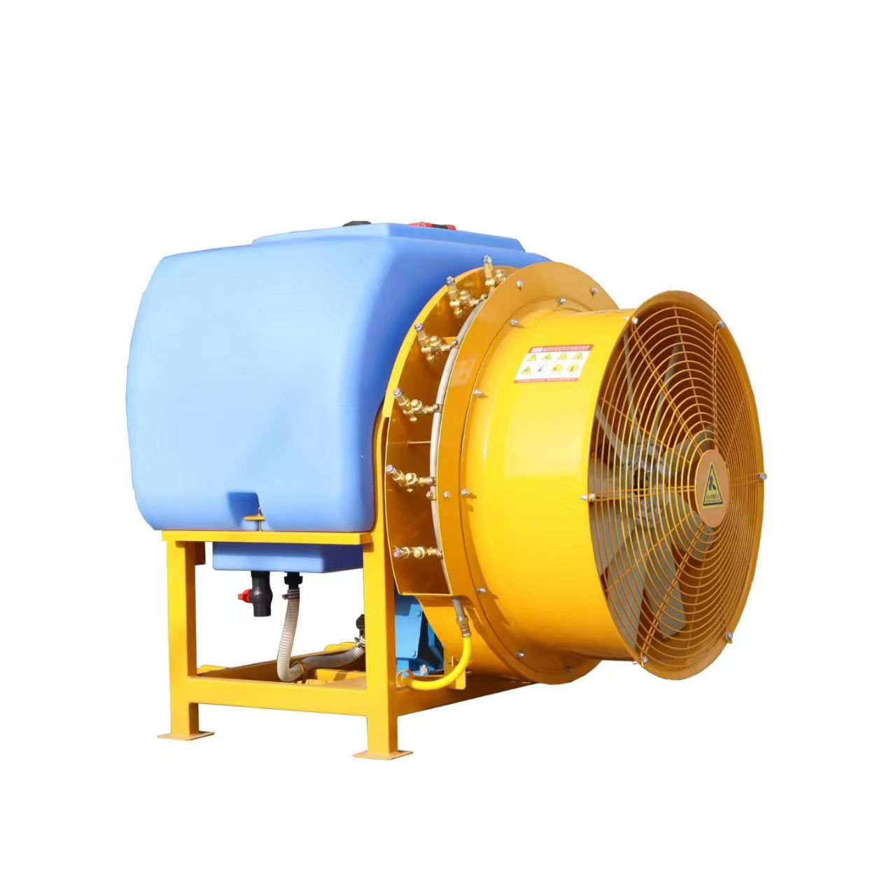 Spruzzatore a turbina sospeso montato su trattore